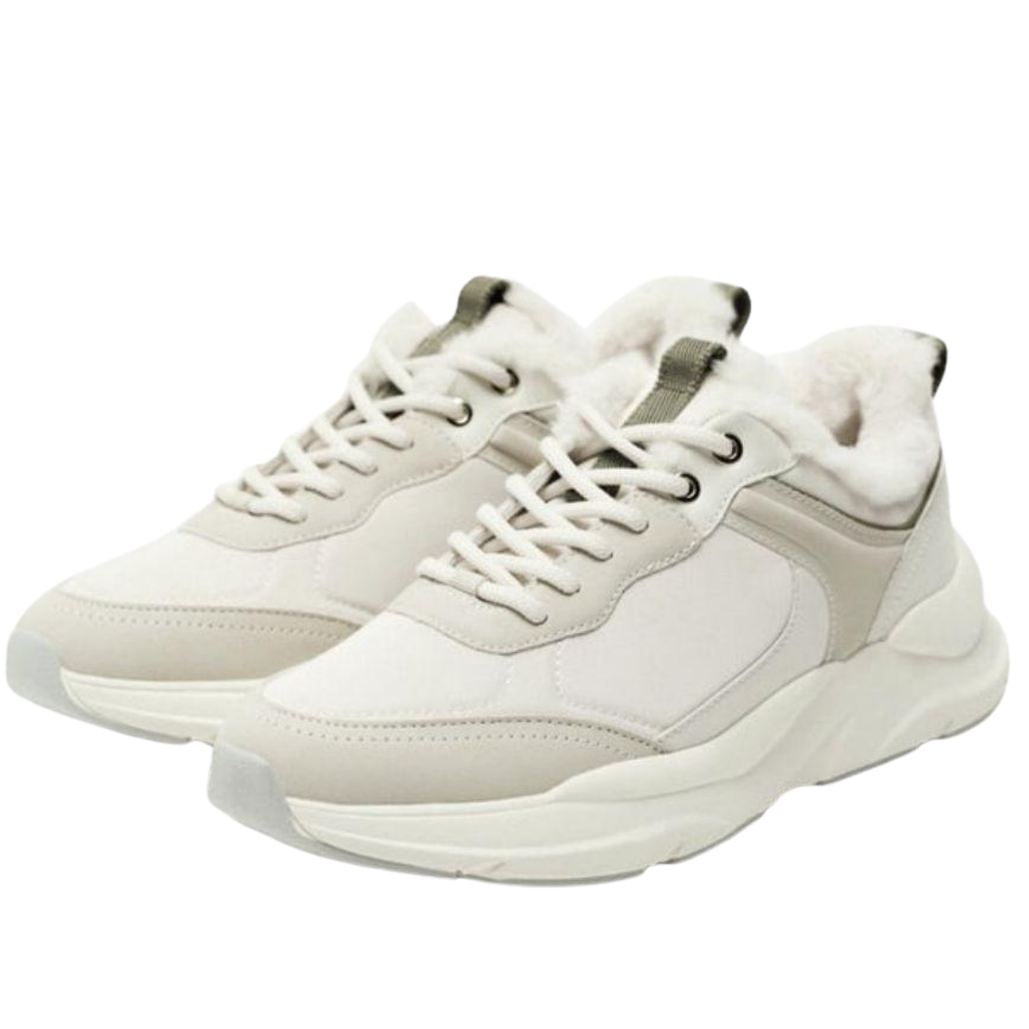 Zara Faux Fur lined Trainers