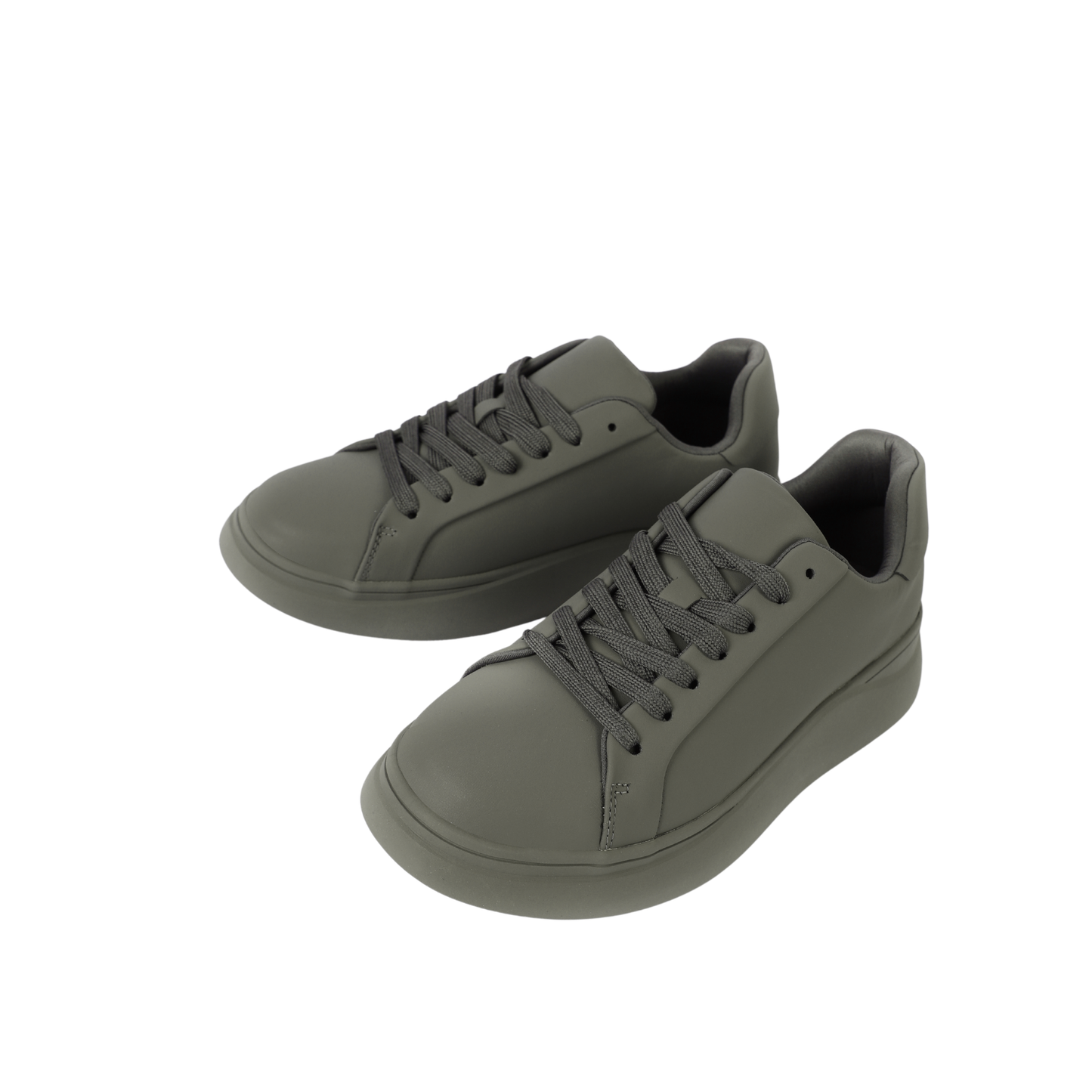 ZARA MONOCHROME CHUNKY SOLE SNEAKERS - GRAY