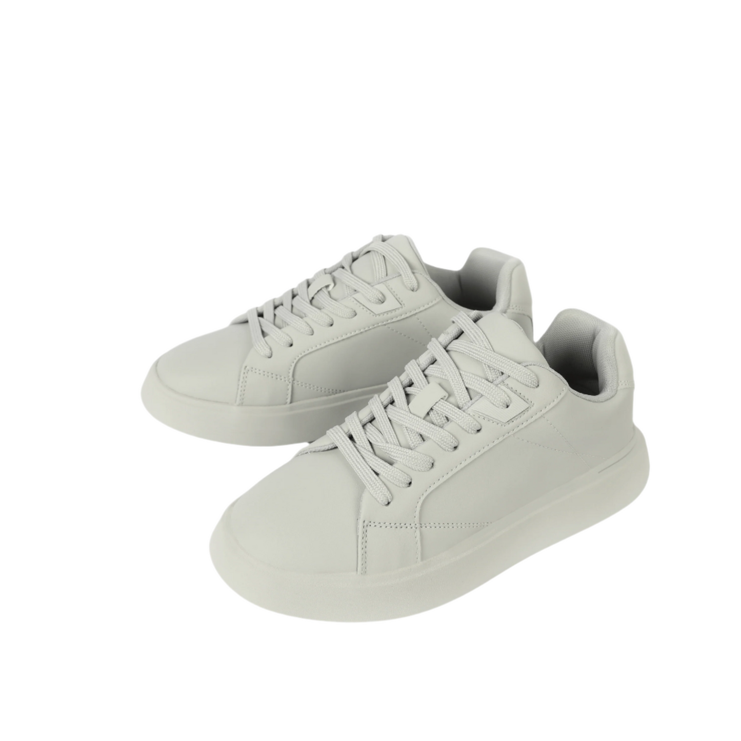 ZARA MONOCHROME CHUNKY SOLE SNEAKERS - BEIGE
