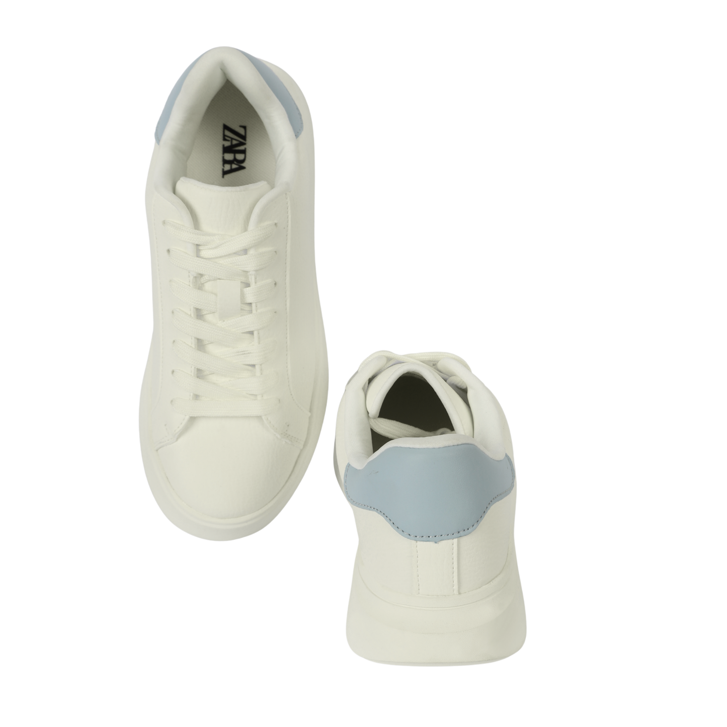 ZARA MONOCHROME CHUNKY SOLE SNEAKERS-MEN WHITE & BLUE