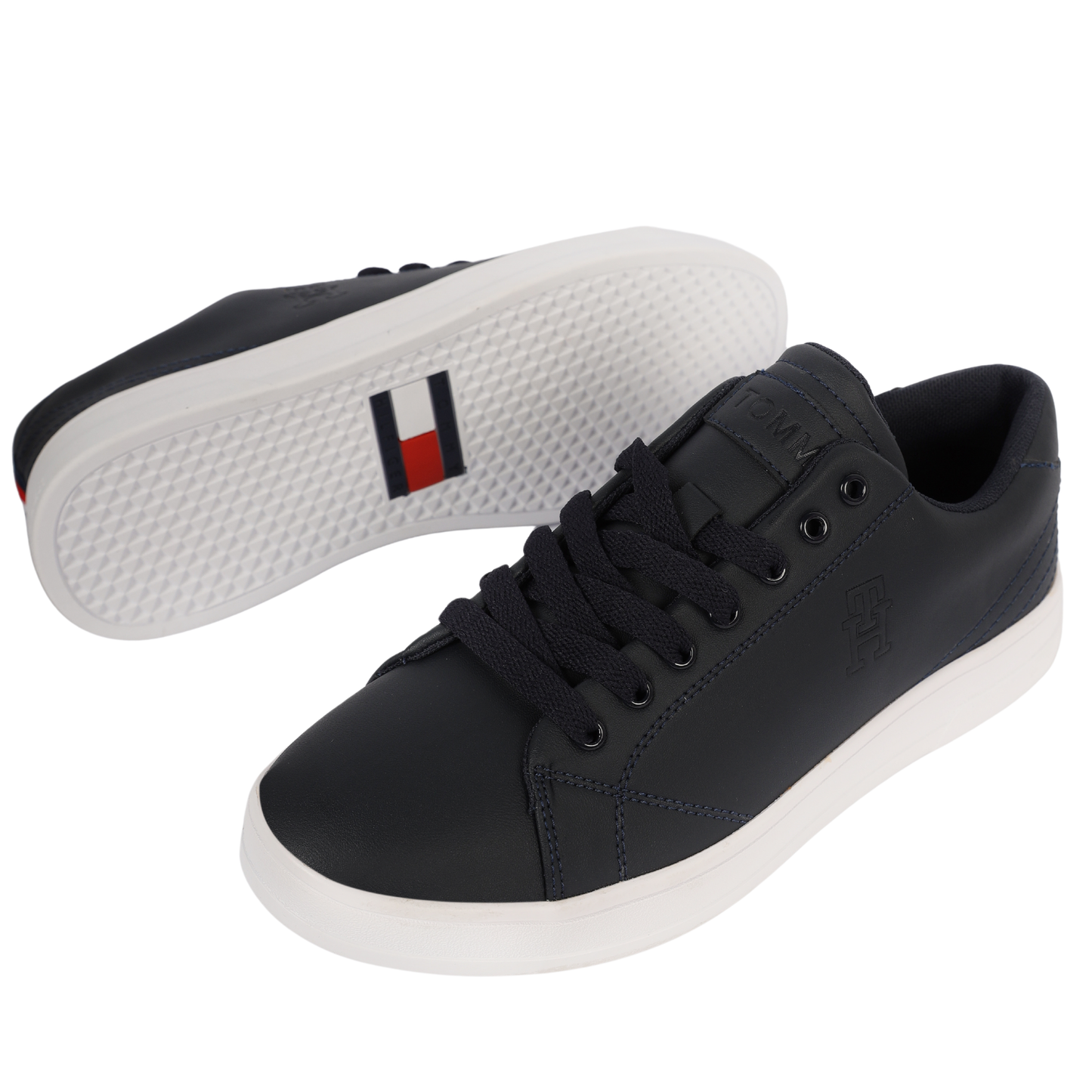 Tommy Hilfiger TH Hi Vulc Core Low LTH Stripes Sneaker navy