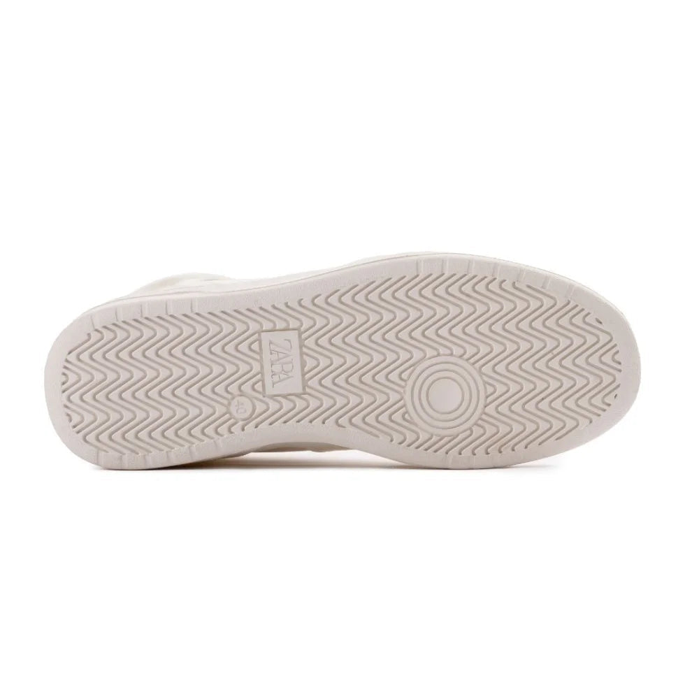 ZARA skate trainers men offwht