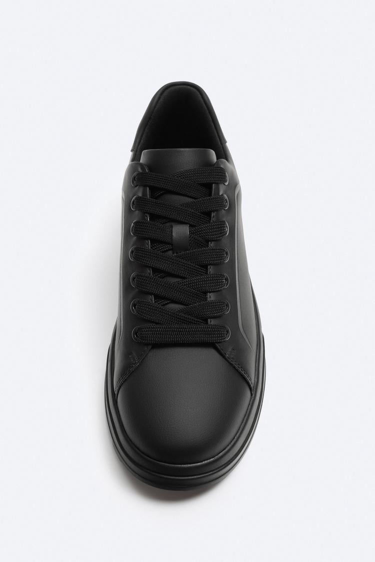 Zara Monochrome Chunky Sneakers