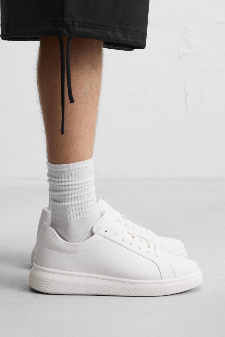 Zara monchrome chunky sole sneakers