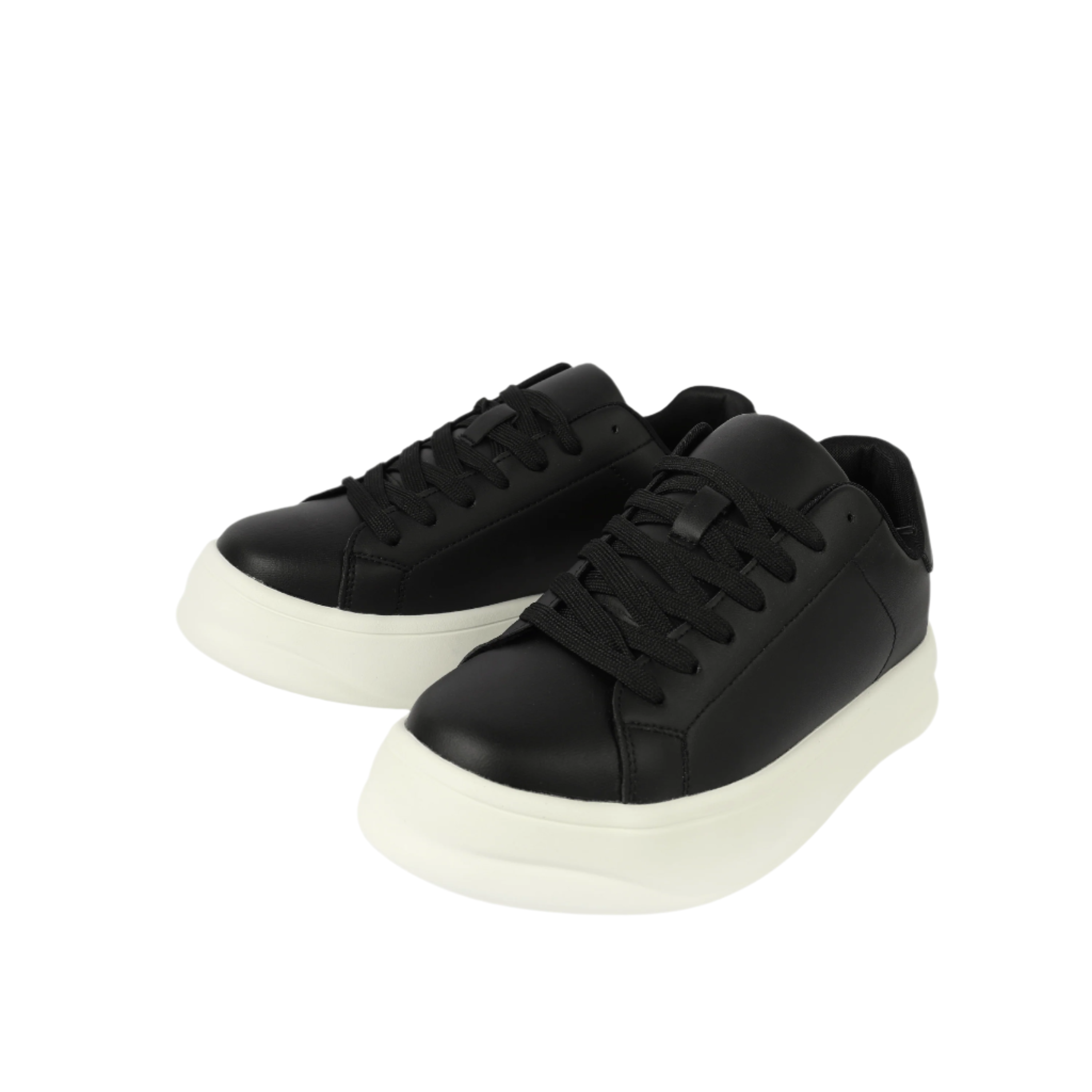 ZARA MONOCHROME CHUNKY SOLE SNEAKERS BLACK&WHITE