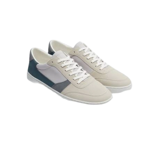 Casual sneakers - lefties beige&green