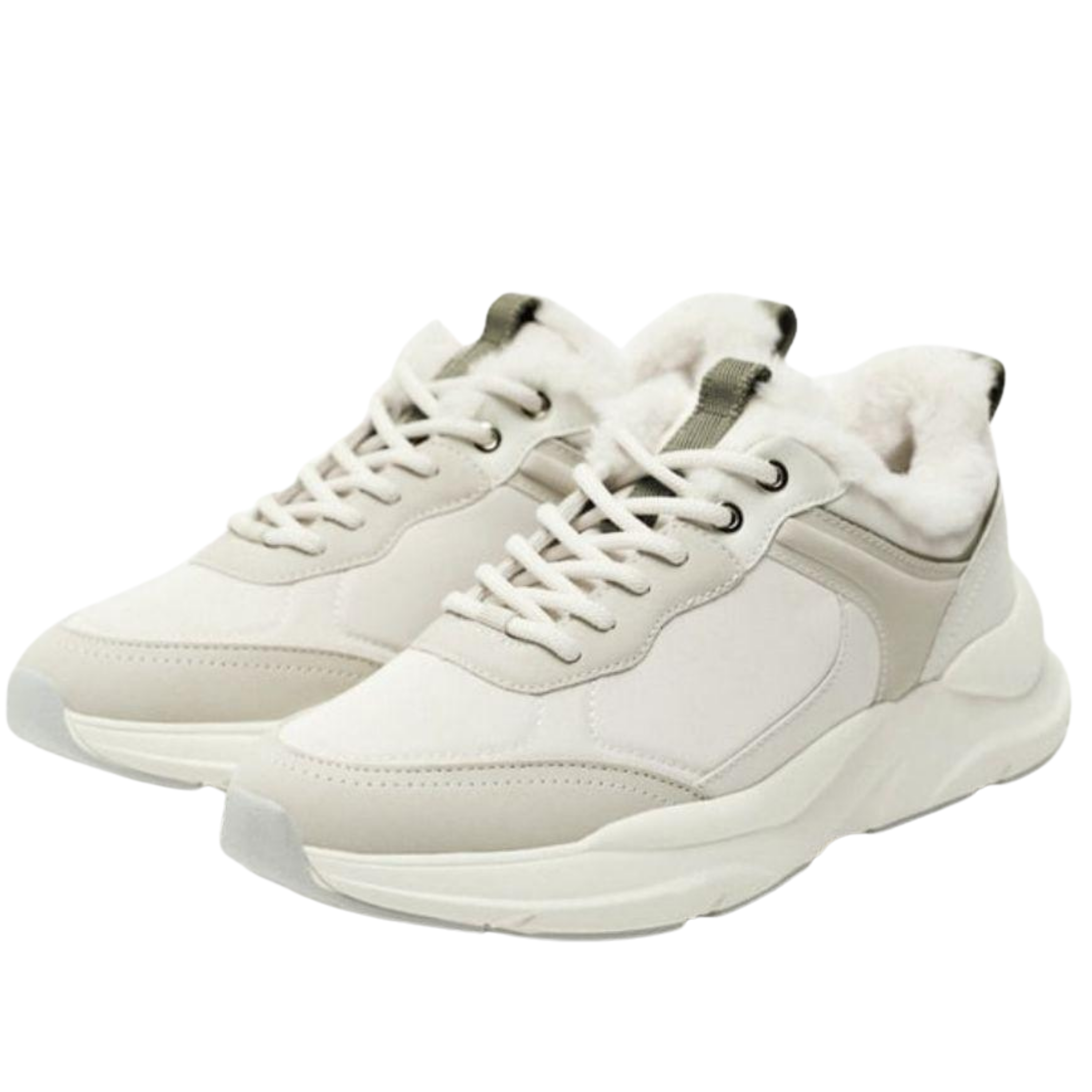 Zara Faux Fur lined Trainers
