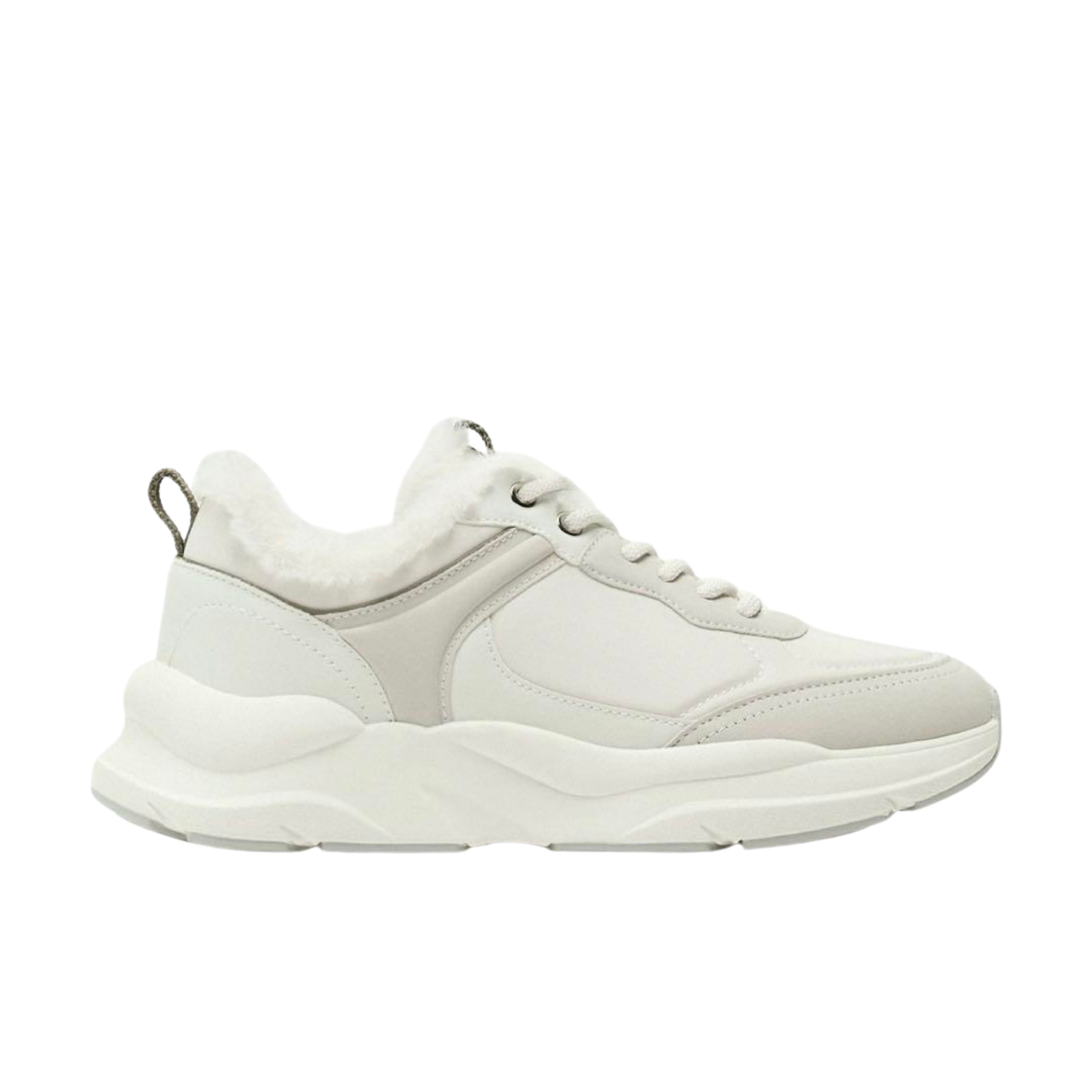 Zara Faux Fur lined Trainers