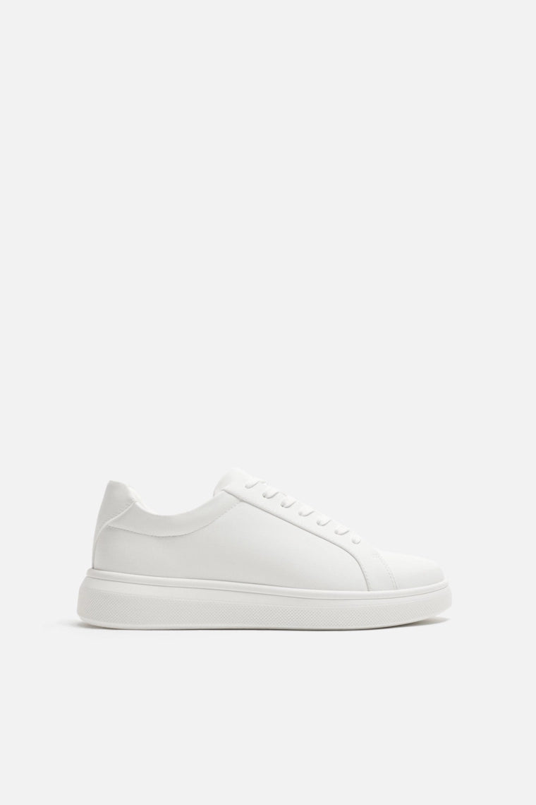 Zara monchrome chunky sole sneakers