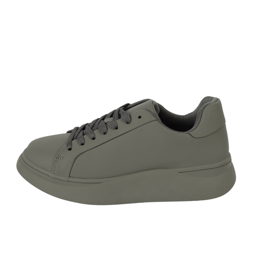 ZARA MONOCHROME CHUNKY SOLE SNEAKERS - GRAY