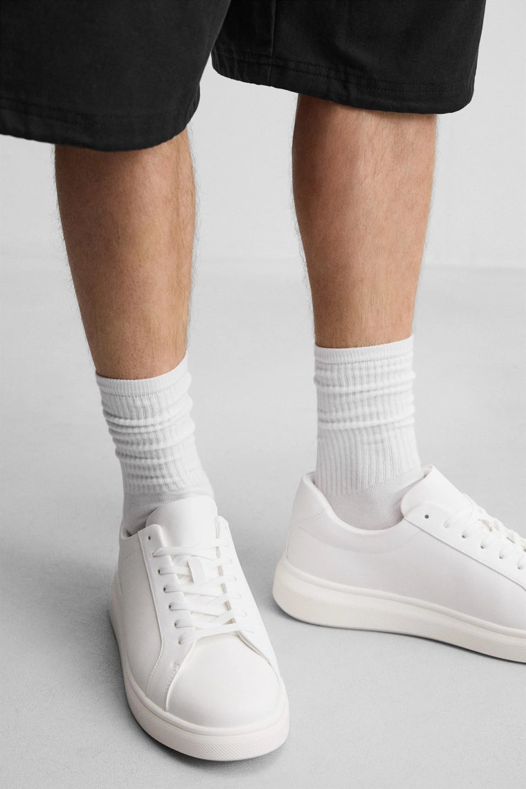 Zara monchrome chunky sole sneakers
