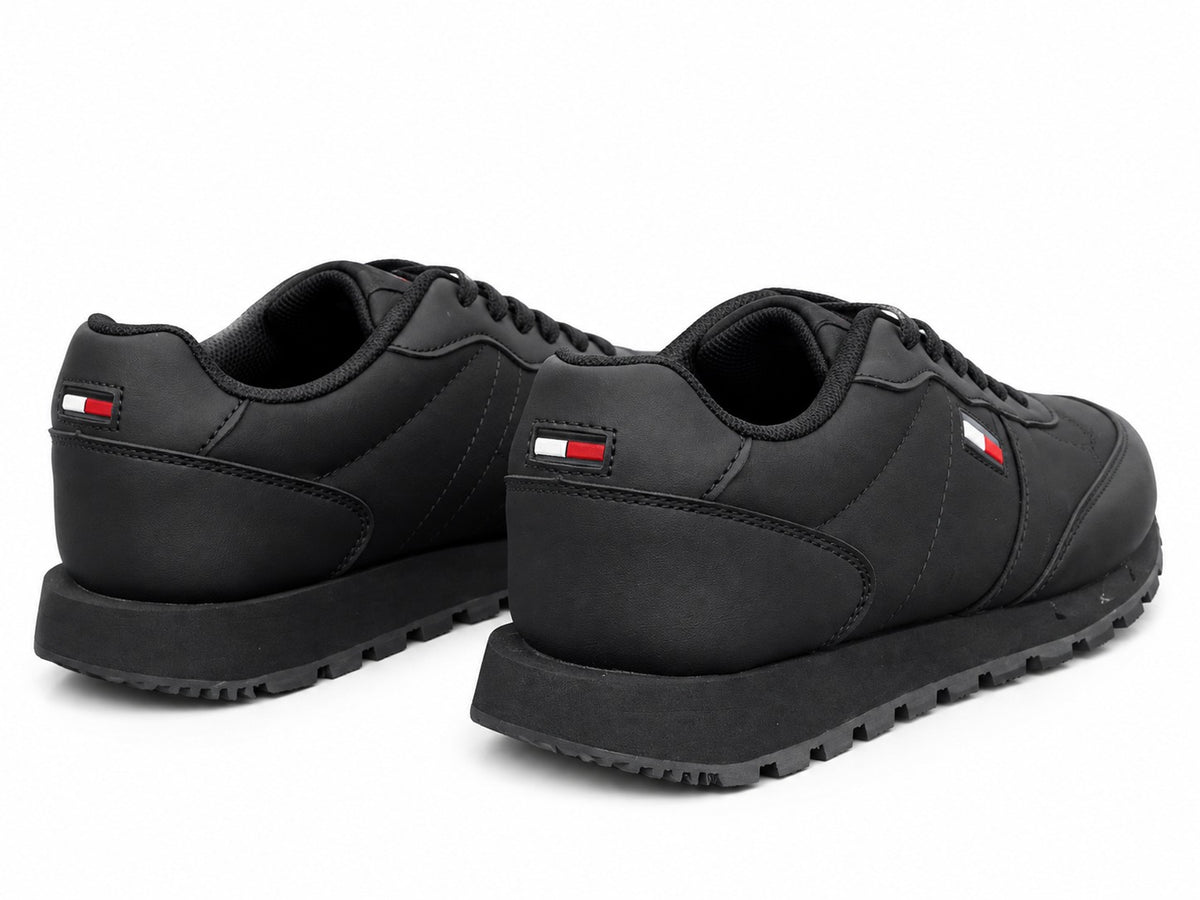 Tommy Retro Leather Trainers