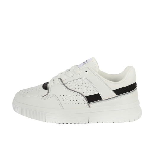 Tommy Hilfiger Essential Leather Lace-Up Sneakers WHITE