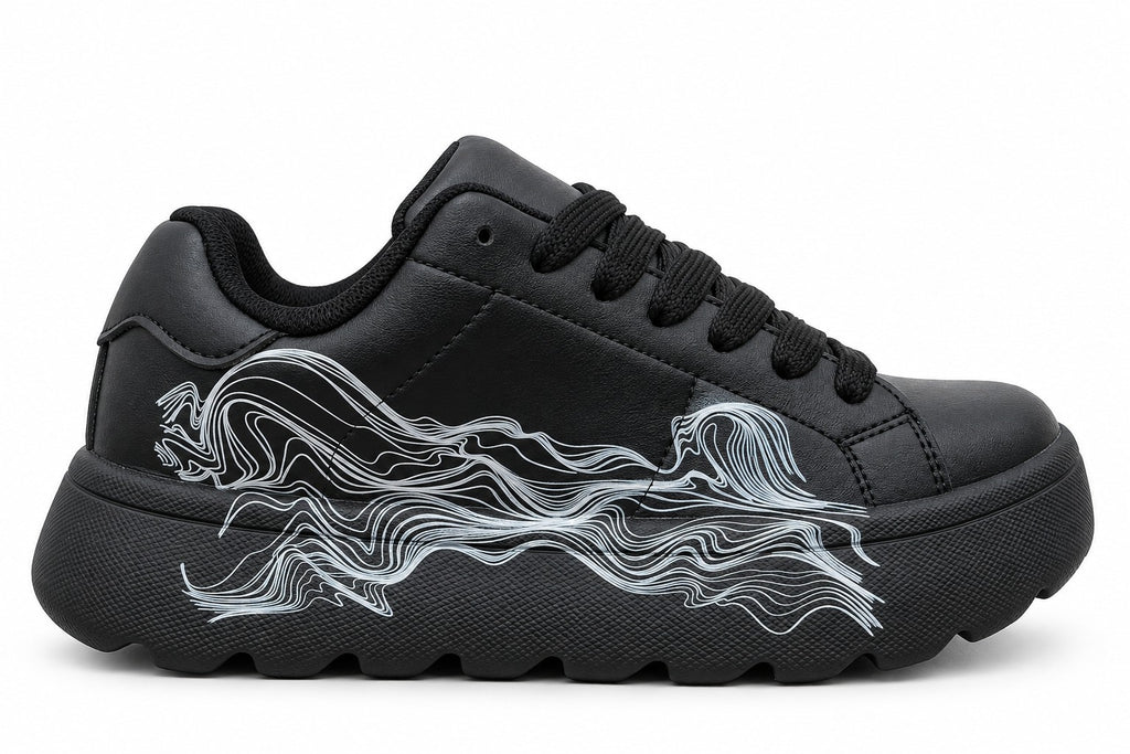 Zara Chunky Smoke Sneakers
