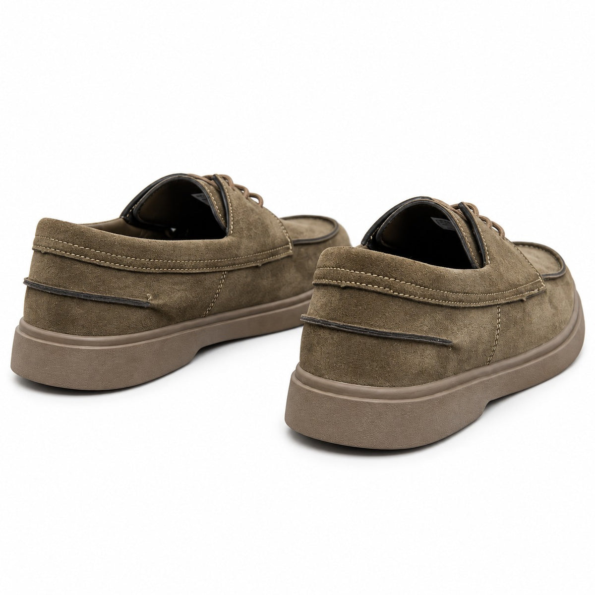 Zara Leather Boat Shoes