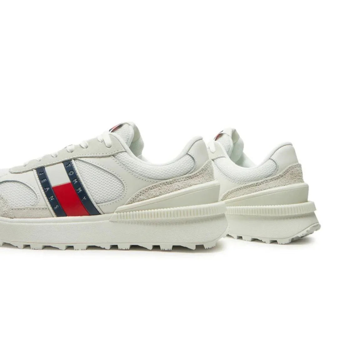 Suede Cleat Mixed Texture Trainers