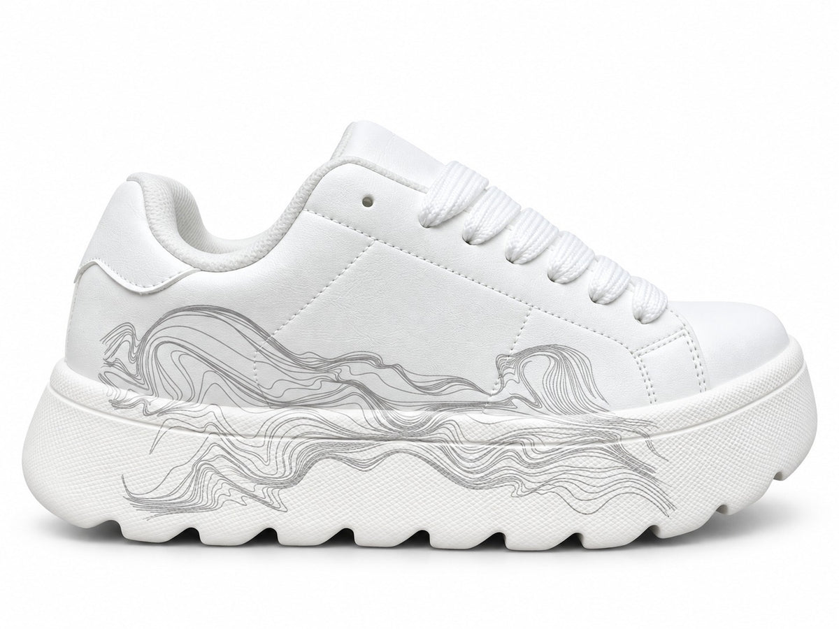 Zara Chunky Smoke Sneakers
