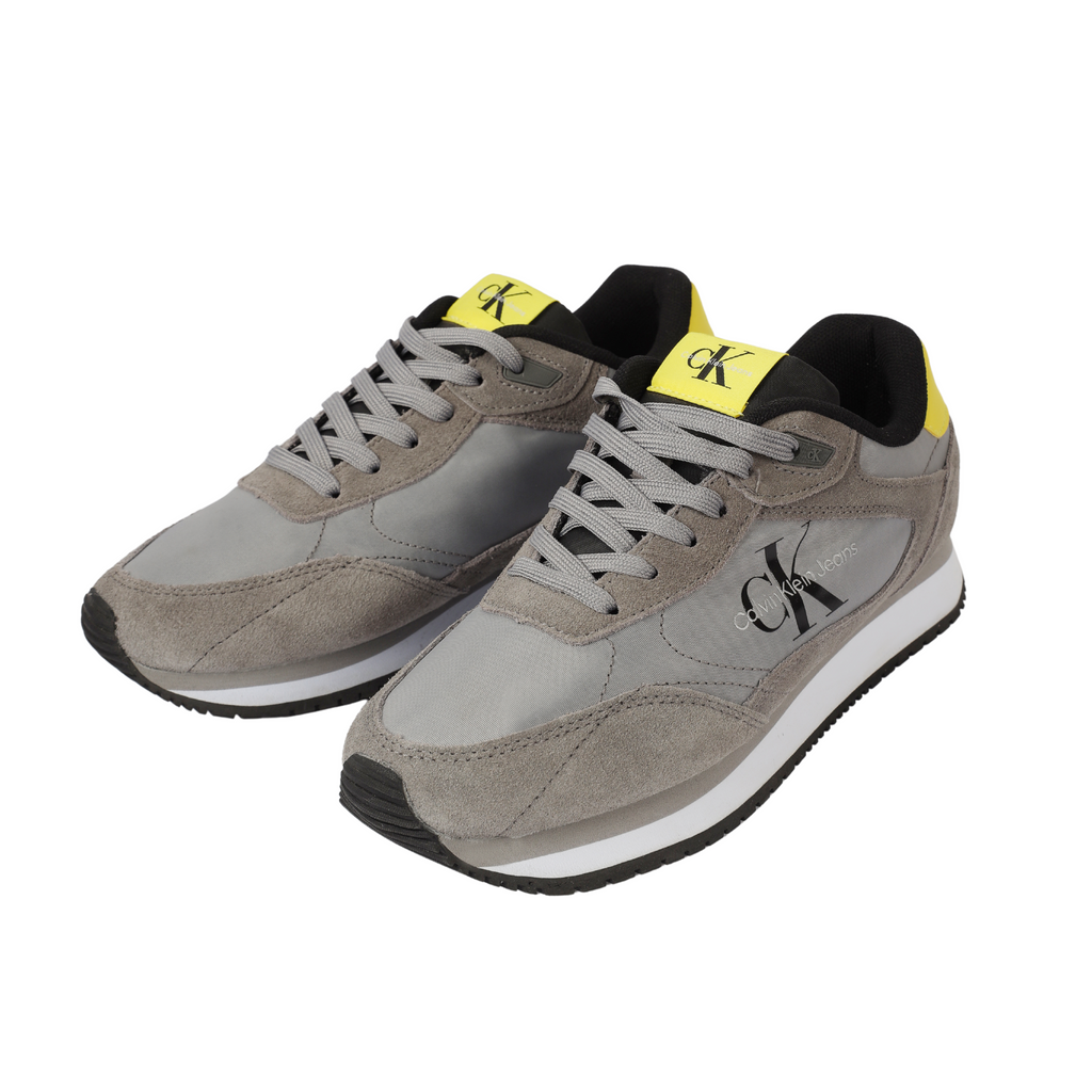 Calvin Klein Jeans Retro Runner Lace-up YELLOW & GRAY