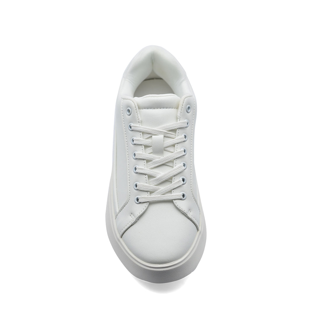ZARA MONOCHROME CHUNKY SNEAKERS-MEN _ WHITE