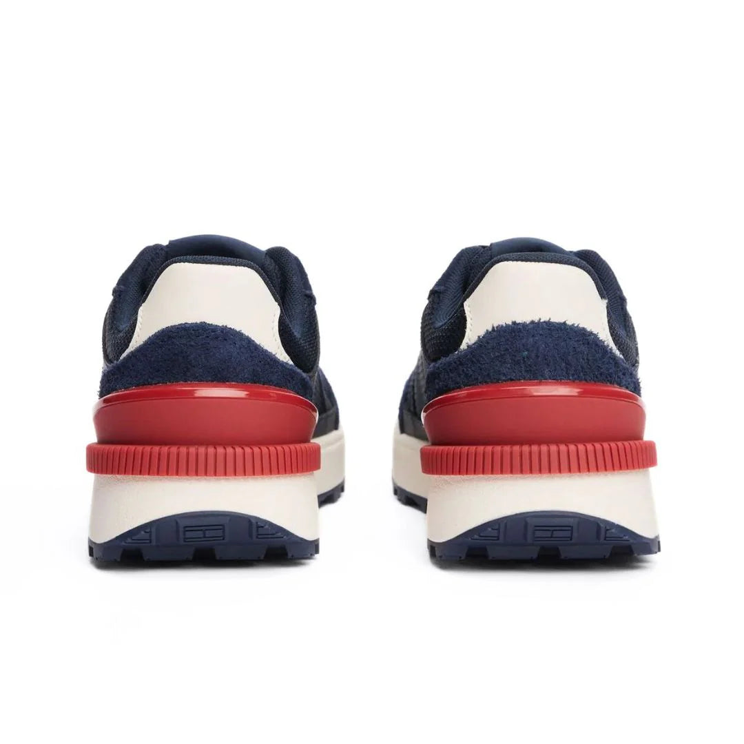 Tommy Suede Cleat Mixed Texture Trainers