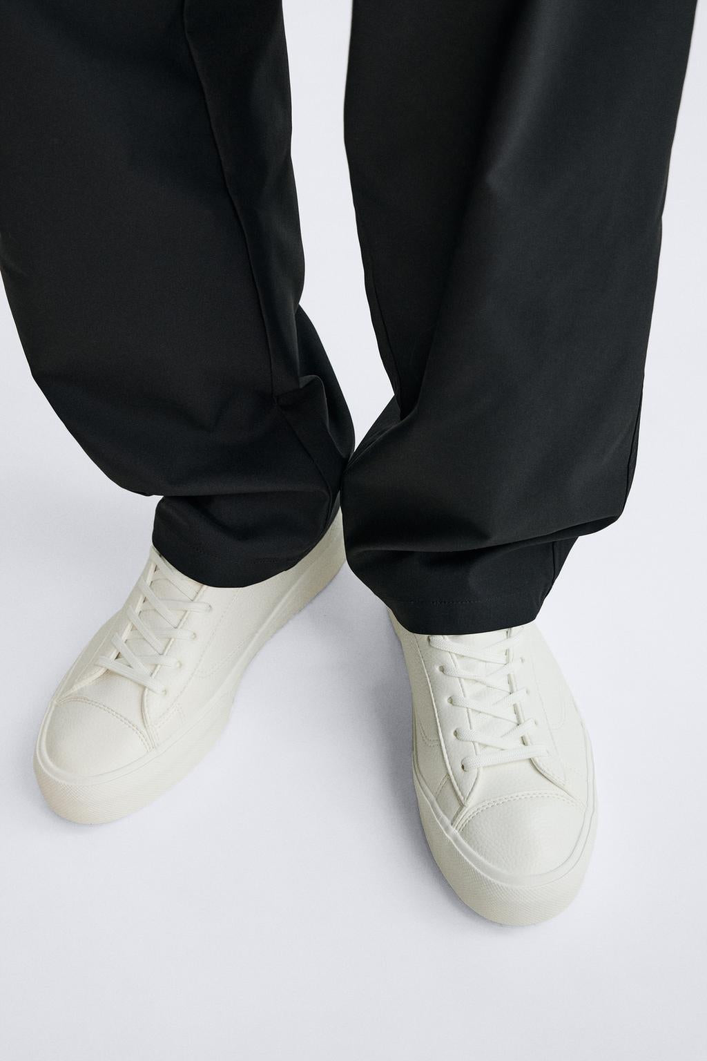 Zara Basic White Sneakers