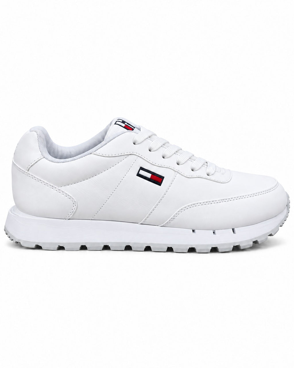 Tommy Retro Leather Trainers