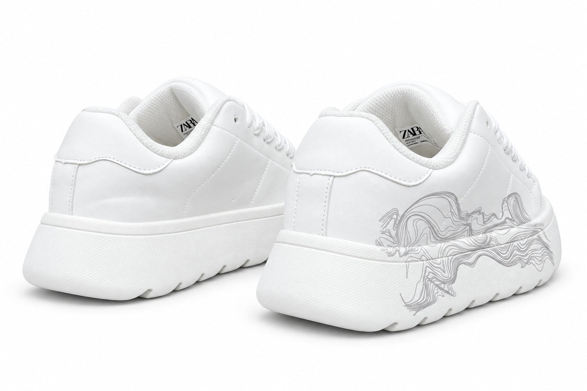 Zara Chunky Smoke Sneakers