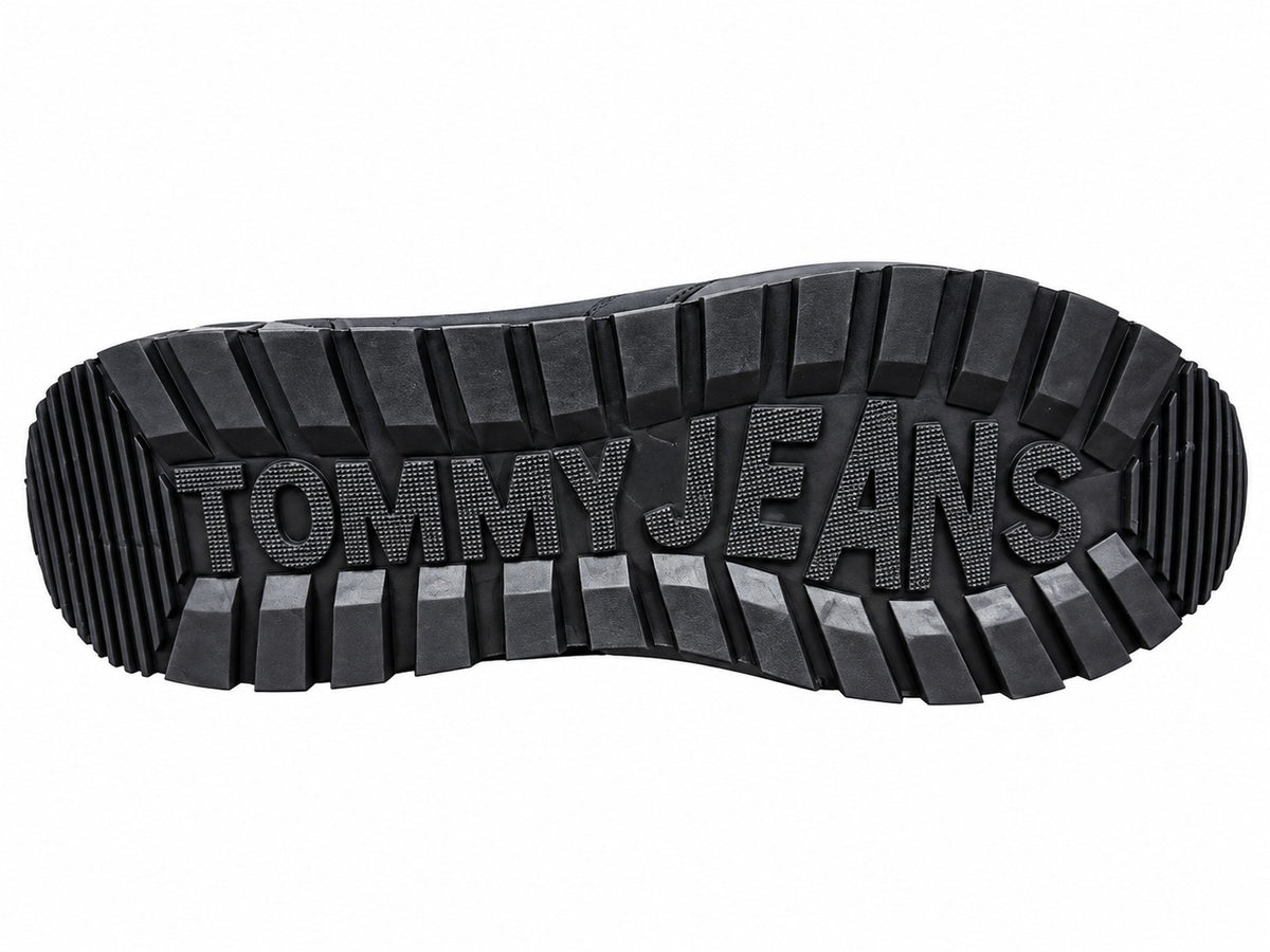 Tommy Retro Leather Trainers
