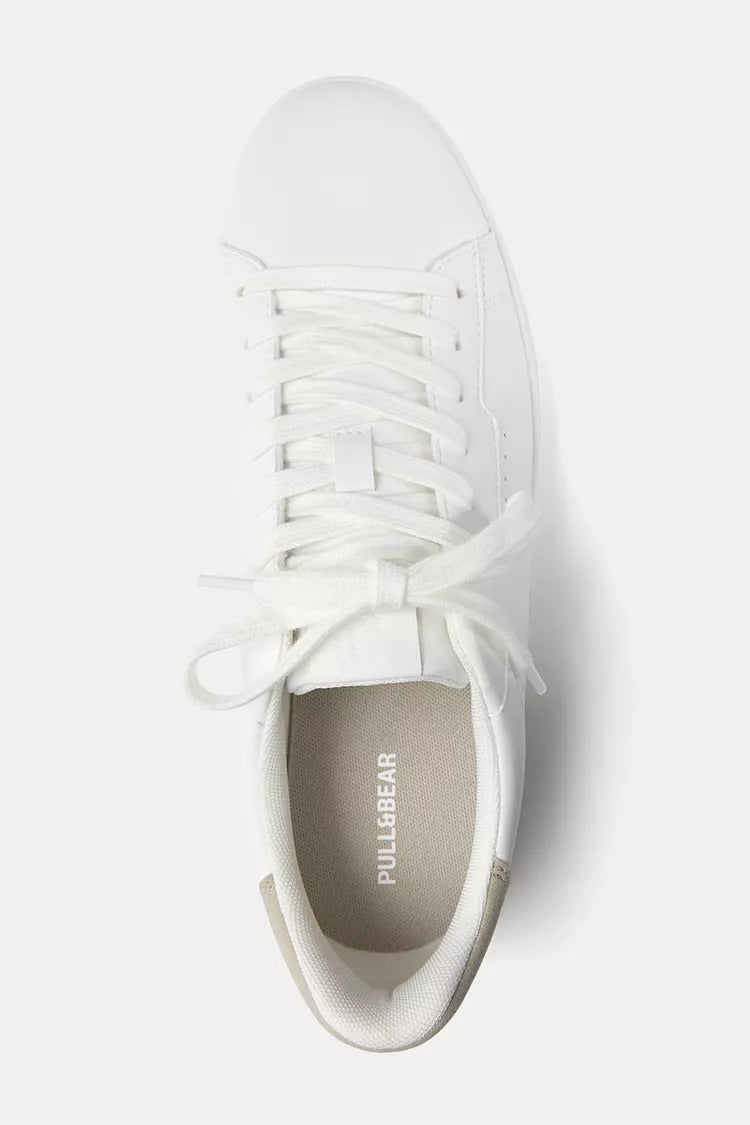 Pull&Bear Basic sneakers in white