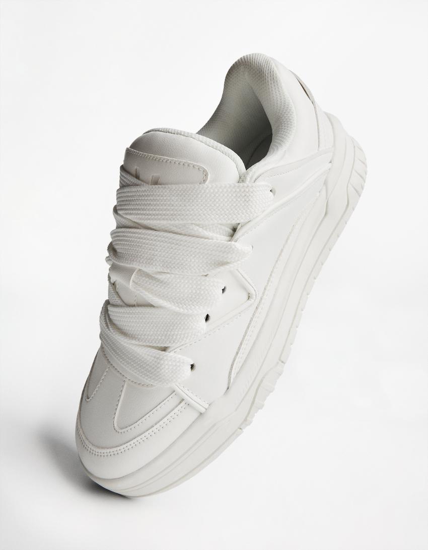 Bershka Chunky skater trainers
