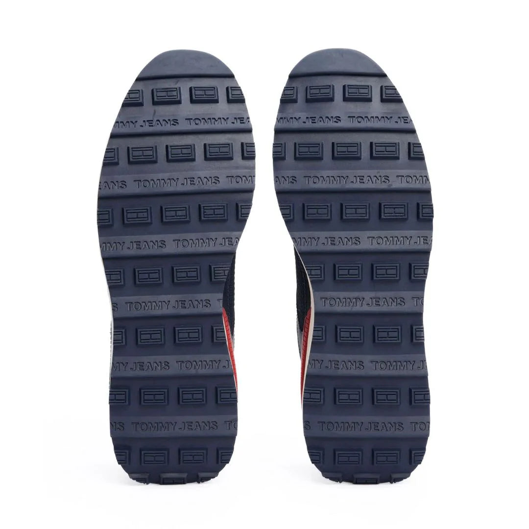 Tommy Suede Cleat Mixed Texture Trainers