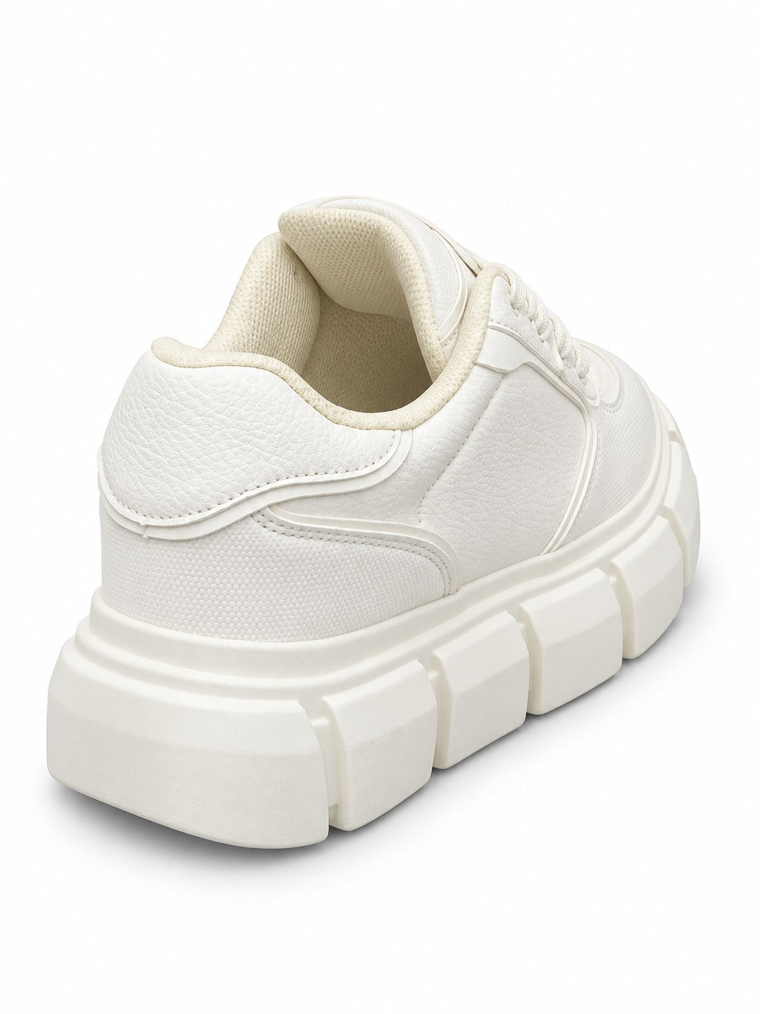 Zara Chunky Sole Trainers - Cream - Beige