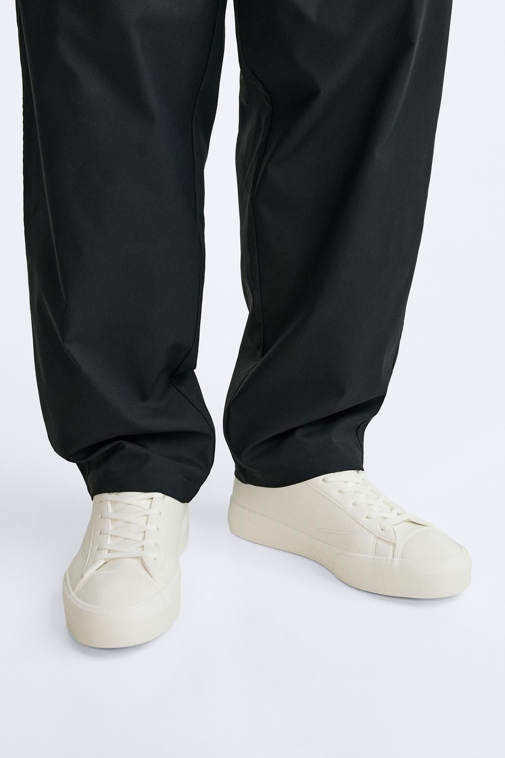 Zara Basic White Sneakers