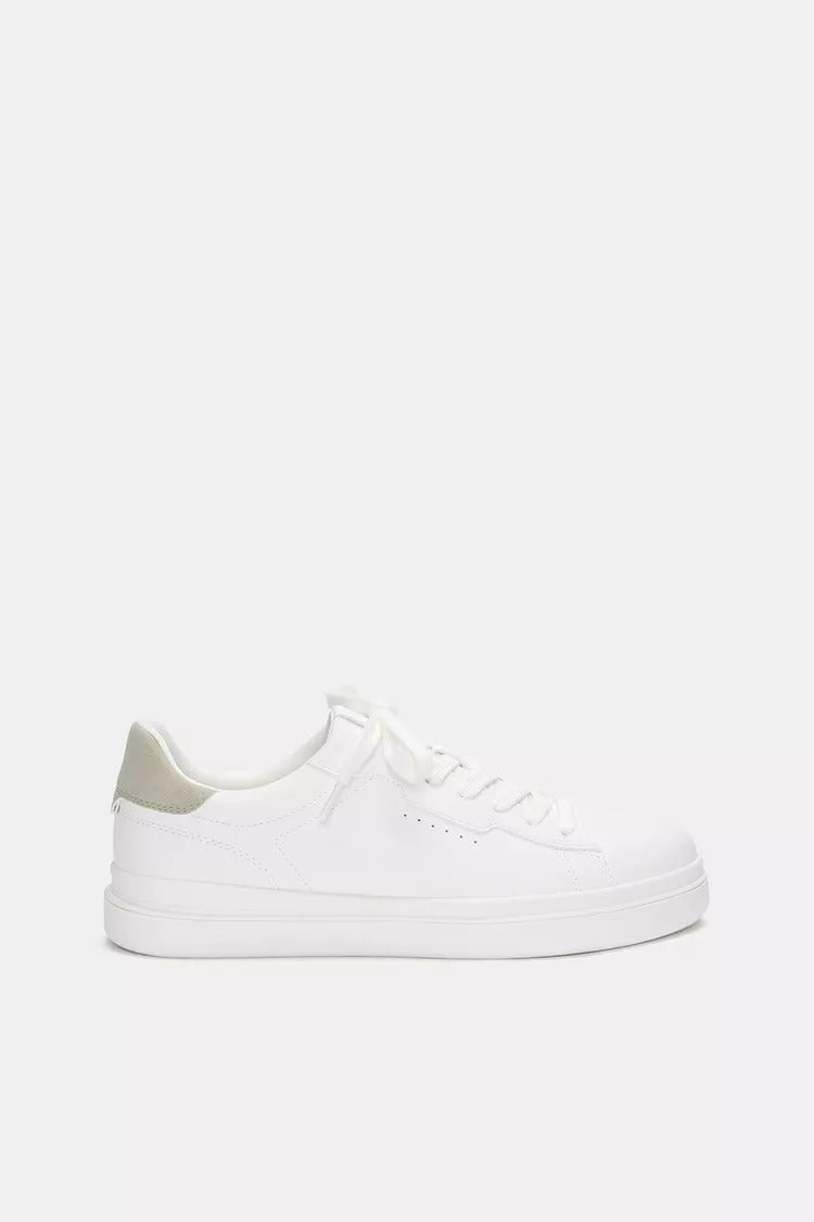 Pull&Bear Basic sneakers in white