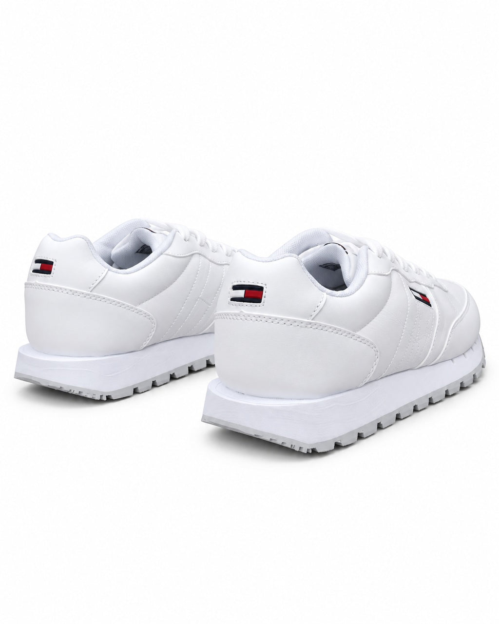 Tommy Retro Leather Trainers
