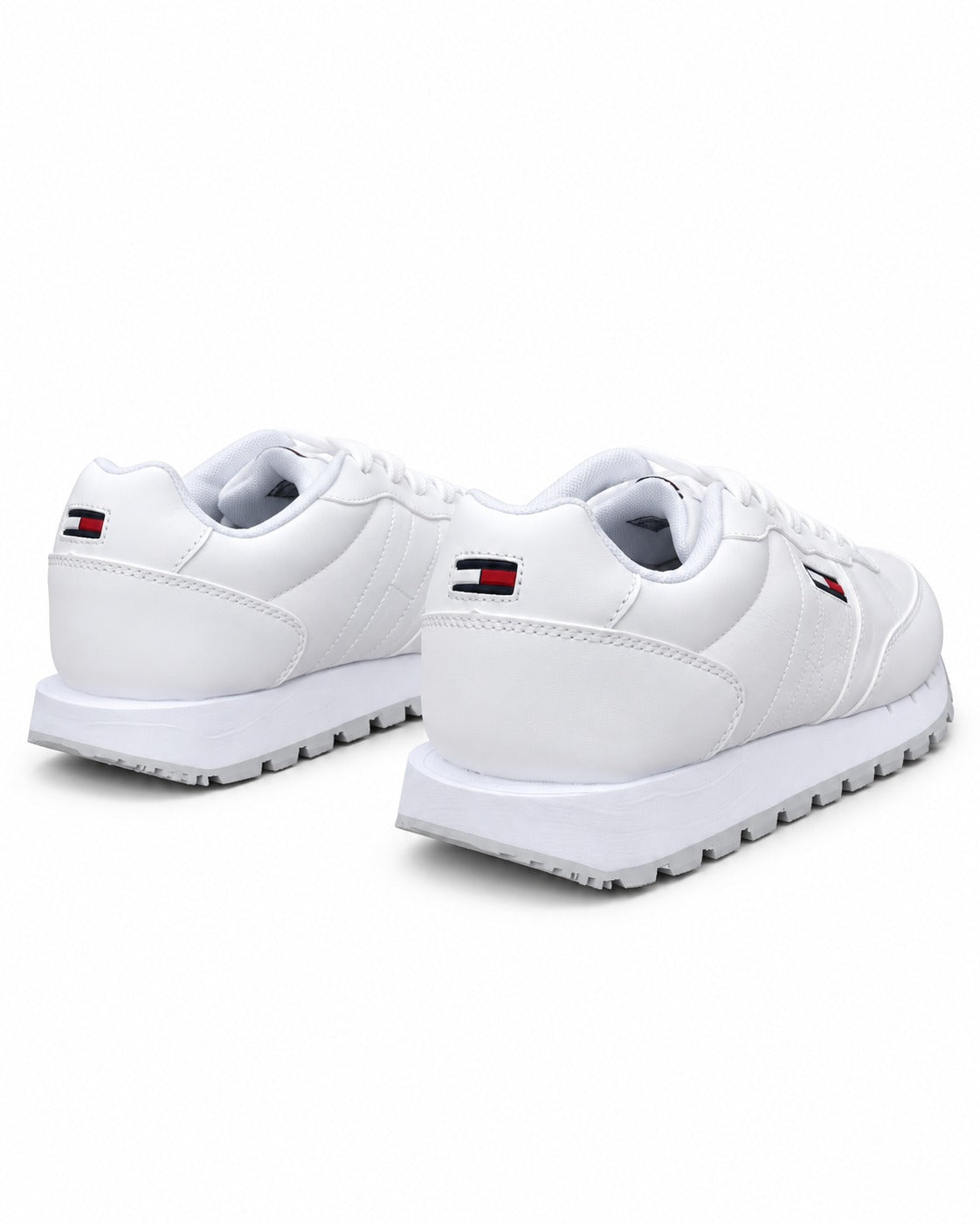 Tommy Retro Leather Trainers