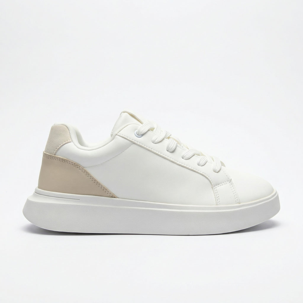 ZARA MONCHROME CHUNKY SOLE SNEAKERS
