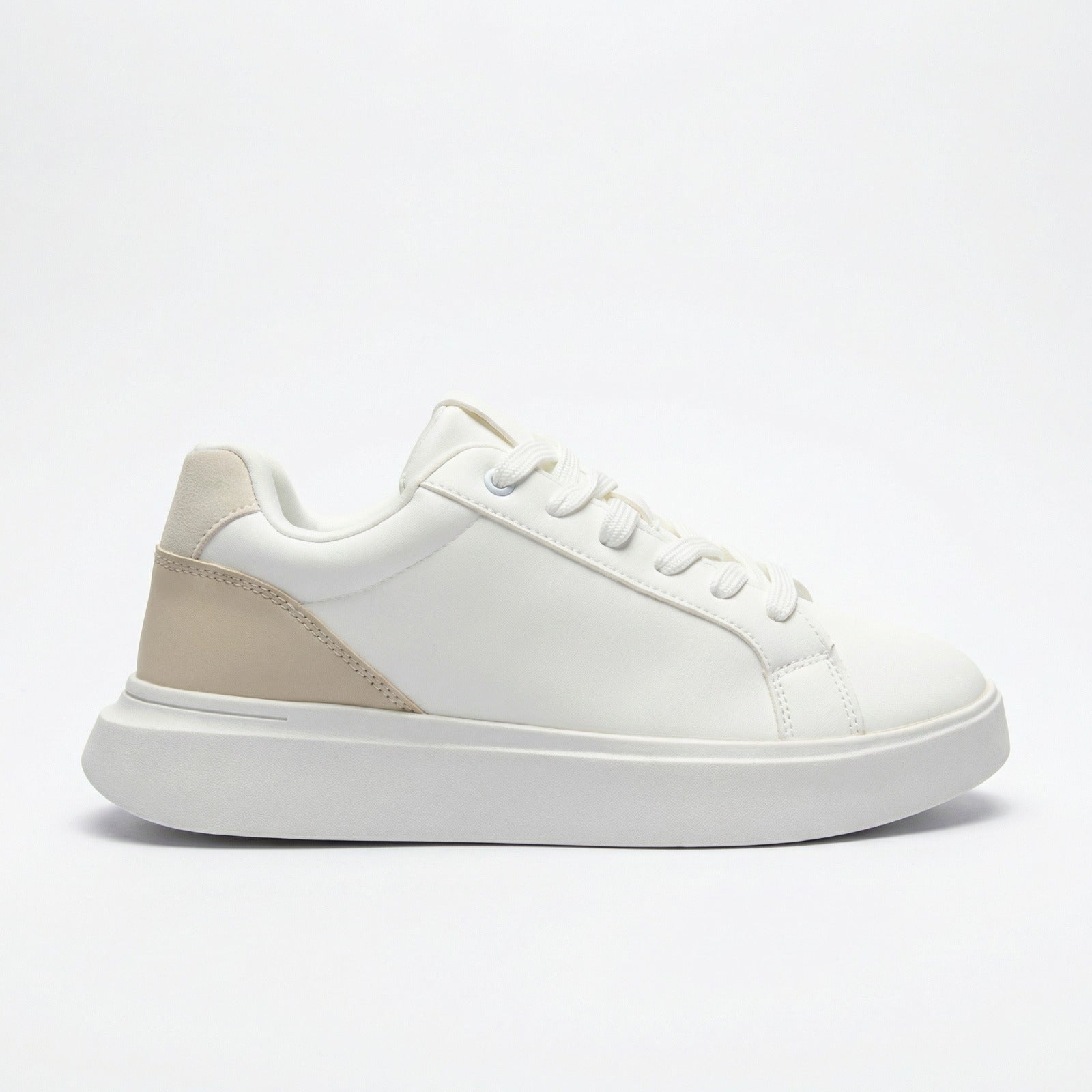 ZARA MONCHROME CHUNKY SOLE SNEAKERS