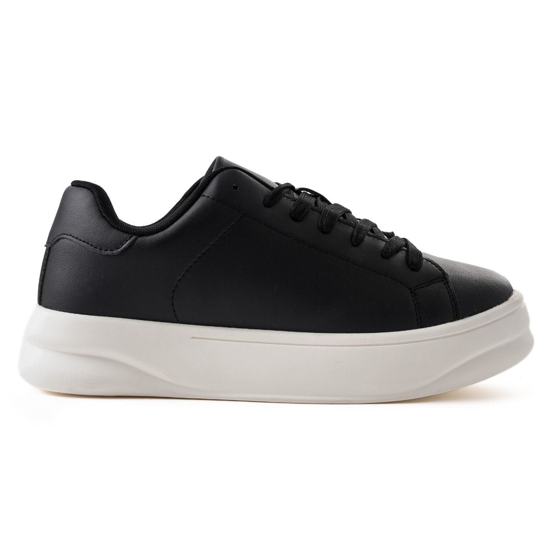 ZARA MONOCHROME CHUNKY SOLE SNEAKERS BLACK&WHITE