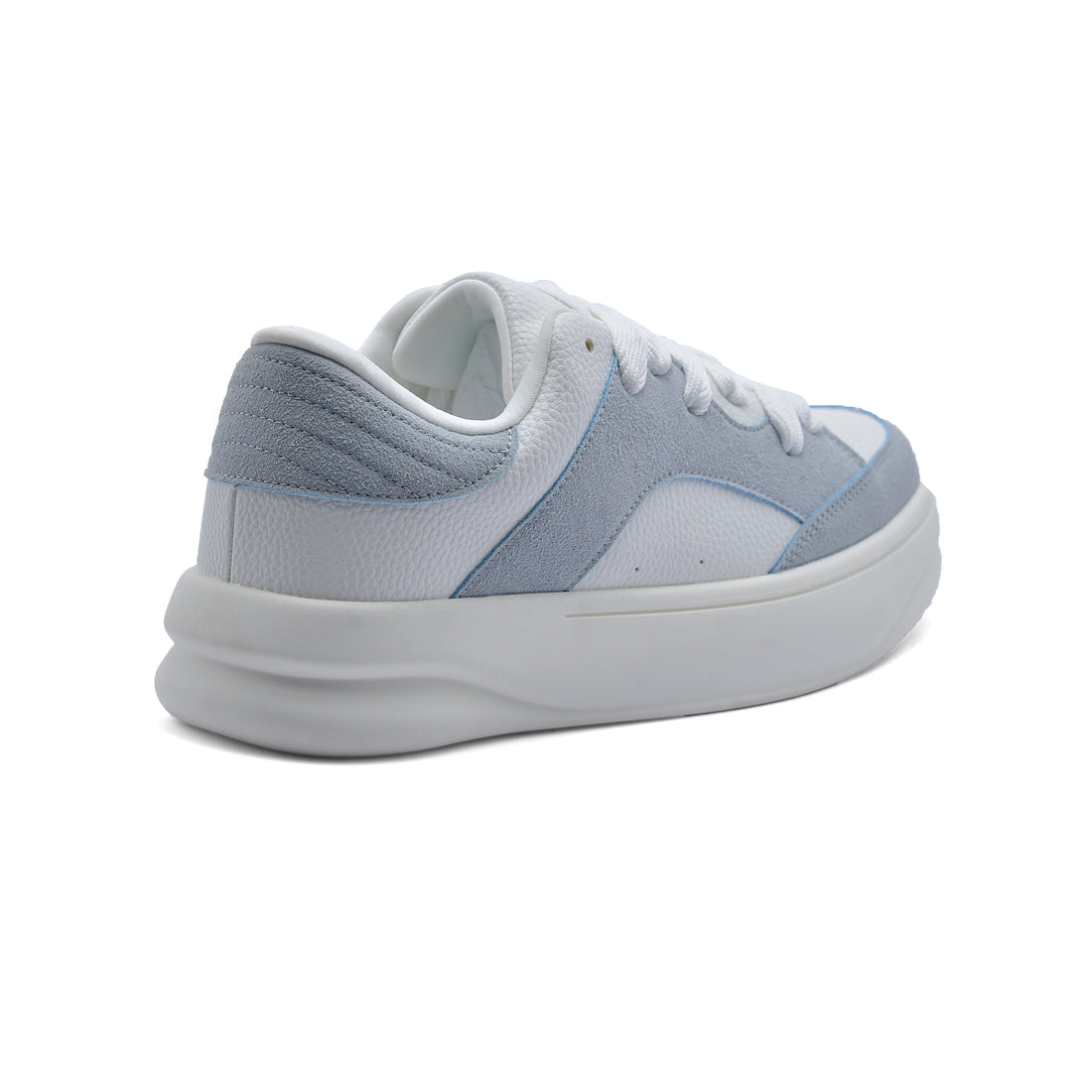 ZARA MONOCHROME CHUNKY SOLE SNEAKERS WHITE&BLUE