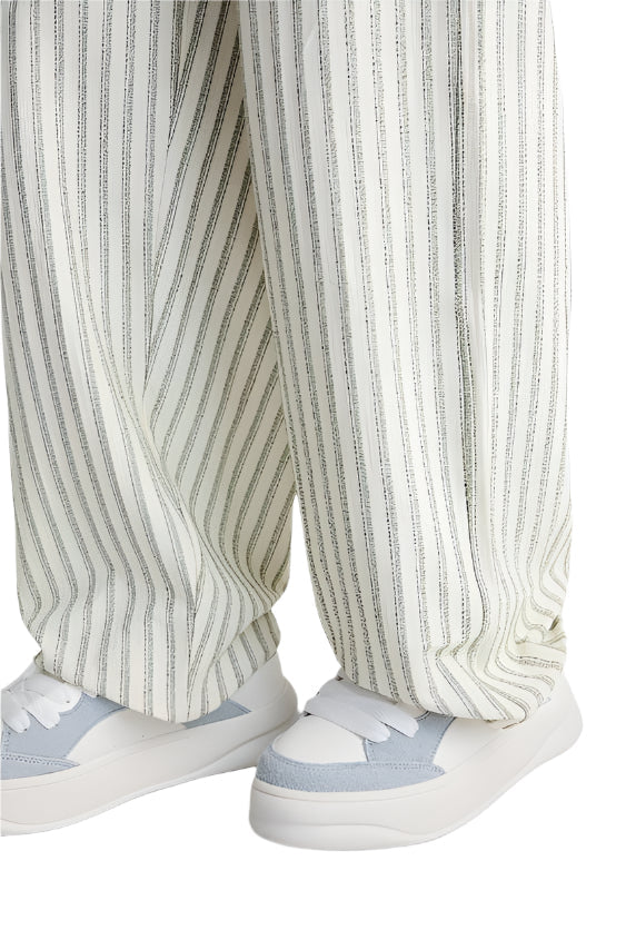 ZARA MONOCHROME CHUNKY SOLE SNEAKERS WHITE&BLUE