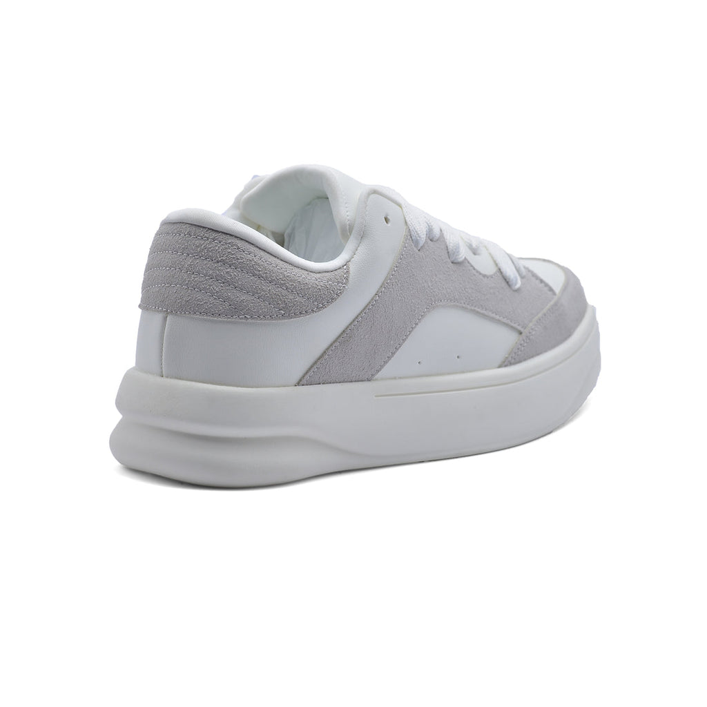 ZARA MONOCHROME CHUNKY SOLE SNEAKERS WHITE & GRAY