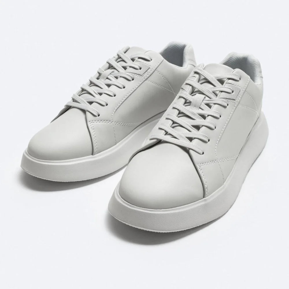 ZARA CHUNKY SOLE SNEAKERS gray