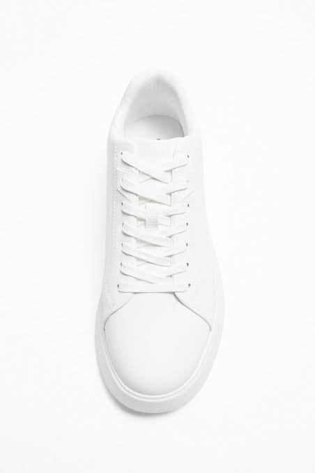 Zara Chunky Sole Sneakers White