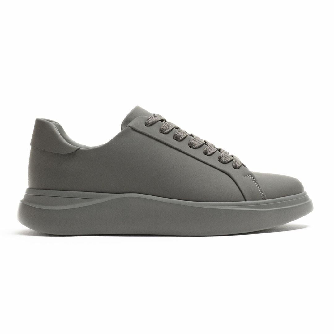 ZARA MONOCHROME CHUNKY SOLE SNEAKERS - GRAY