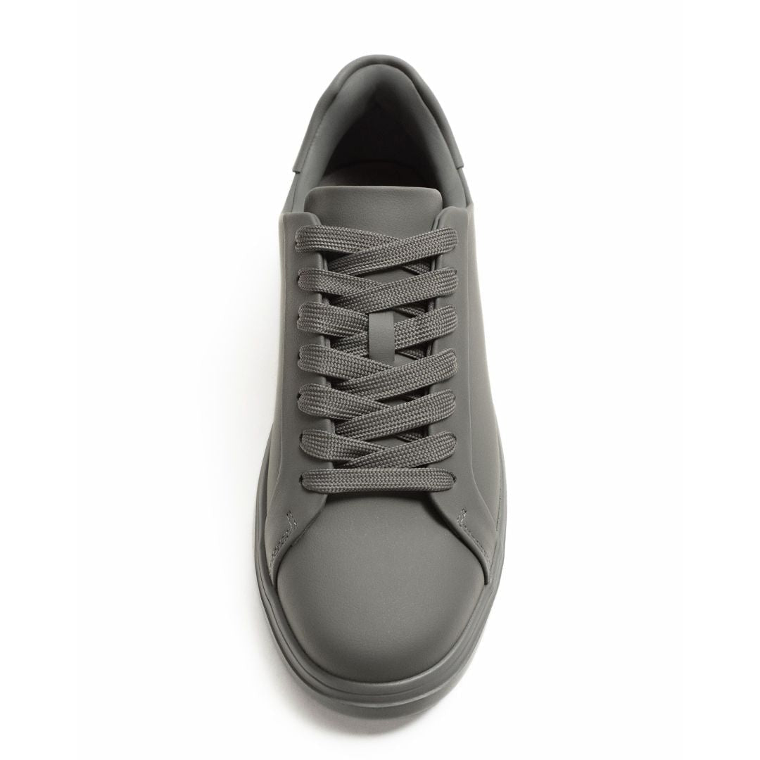 ZARA MONOCHROME CHUNKY SOLE SNEAKERS - GRAY