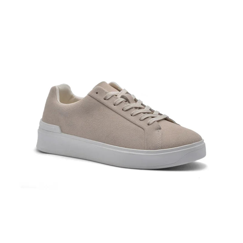 ZARA monochrome suede leather sneakers