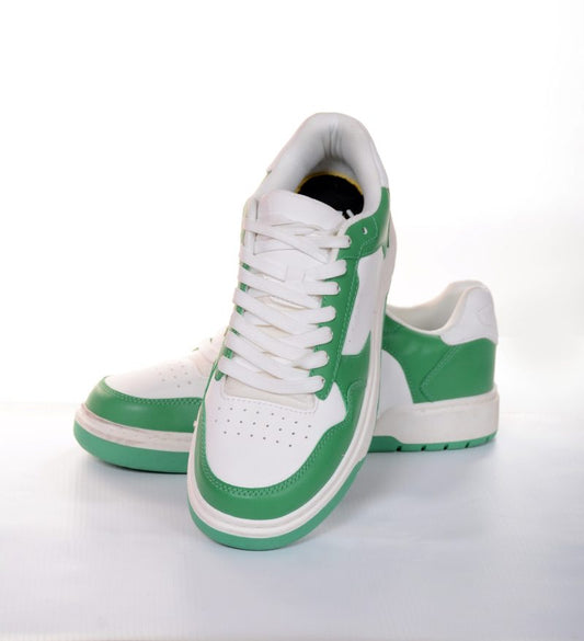 ZARA lowtop green \ white sneakers
